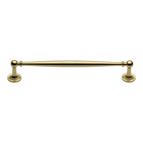 C2533 203-PB • 203 x 228 x 38mm • Polished Brass • Heritage Brass Elegant Cabinet Pull Handle